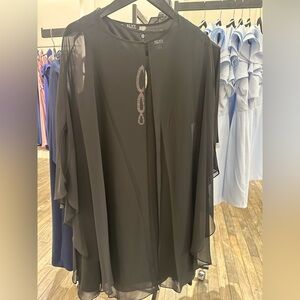 Two piece Short Black Dress